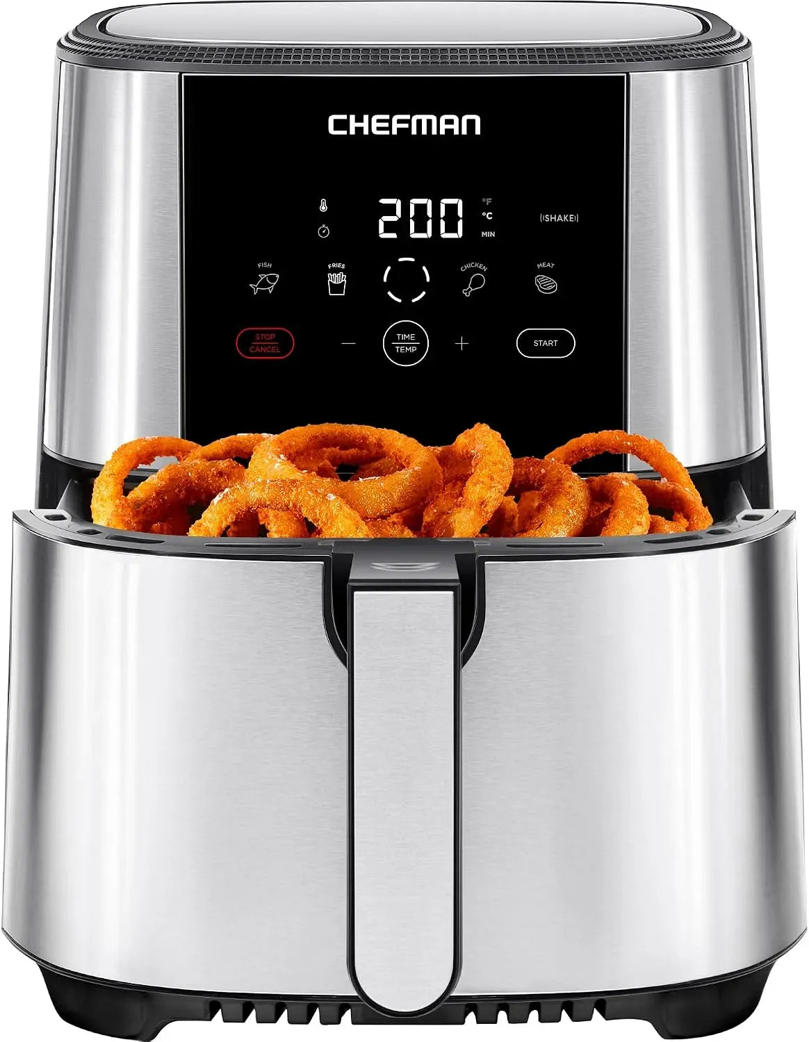 Lavastoviglie, 5 L, touch, acciaio inox, Friggitrice ad aria Chefman TurboFry Touch, 5 litri per famiglie