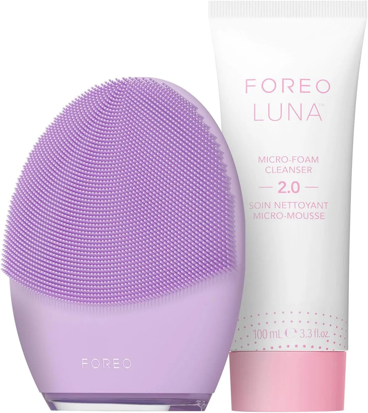 LUNA 4 Spazzola, 100 Ml, FOREO LUNA, 4 Spazzola Pulizia Viso + Detergente Micro-Foam 2