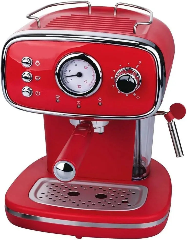 Montalatte 2in1, cappuccinatore, ampio serbatoio, rosso