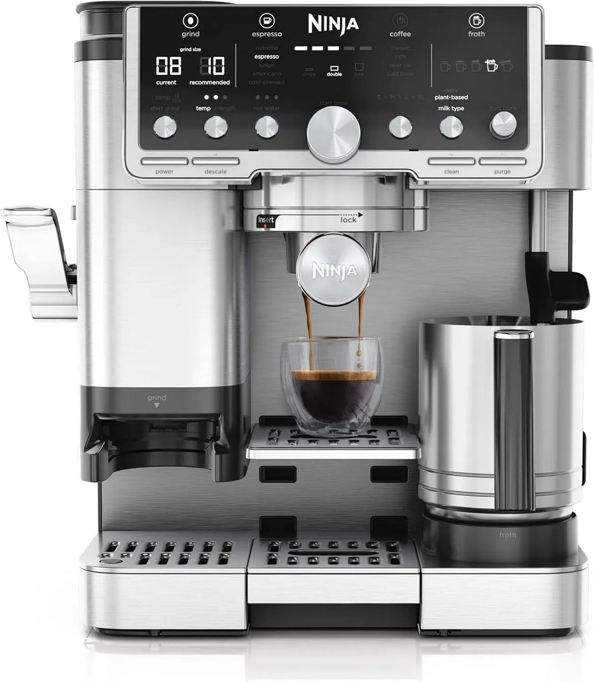 Ninja 3in1 ES701EU Macchina da caffè, argento