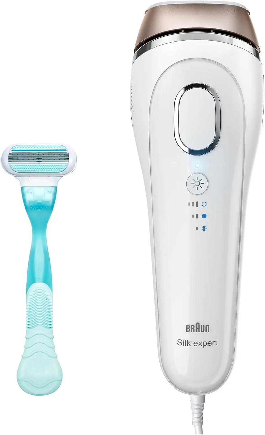 Braun BD5001 Silk-expert IPL, Rimozione dei Peli Superflui del Corpo e del Viso