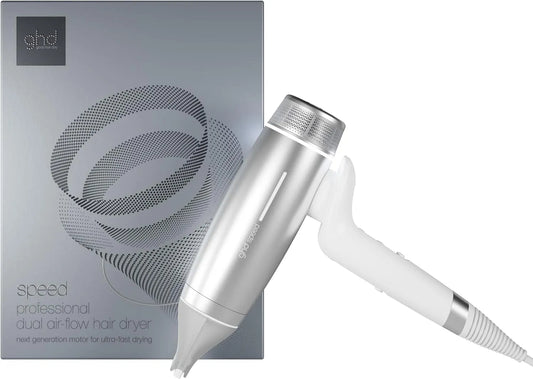 ghd speed, Bianco, per Asciugacapelli Professionale Ultra-Veloce a Ioni