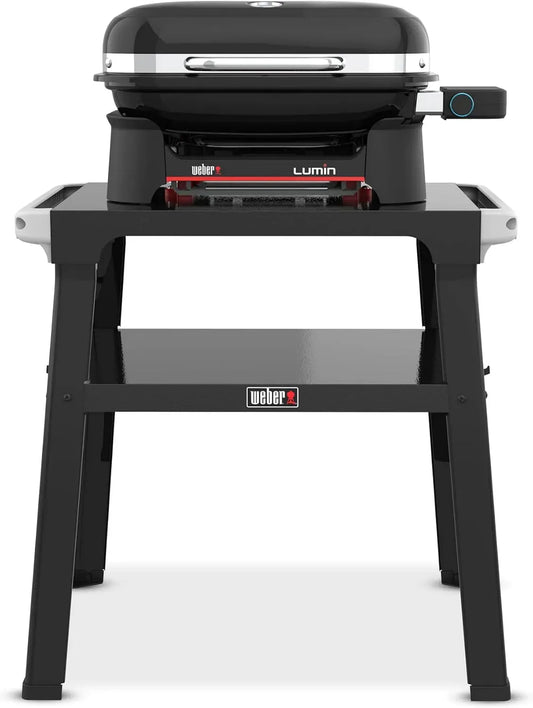 Compact/Barbecue, termometro, Supporto, 43 × 32 cm, ghisa, nero