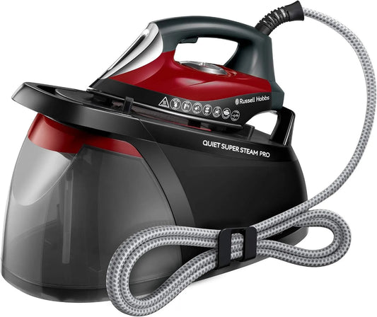 Russell Hobbs di Vapore, Ferro da Stiro a Vapore con Caldaia, 2750W, 3 Imp, Pressione: 8 bar, Silenzioso, Una Temperatura Ideale per Tutti i Tessuti