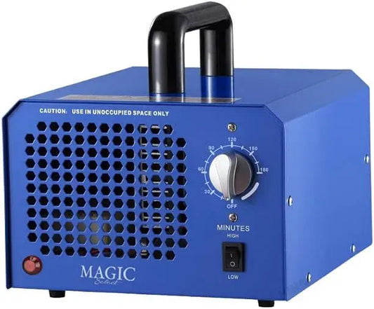 Purificatore d'aria, Generatore 3500-7000mg/h, timer, blu, di ozono con piastra in ceramica e timer, CER BLU