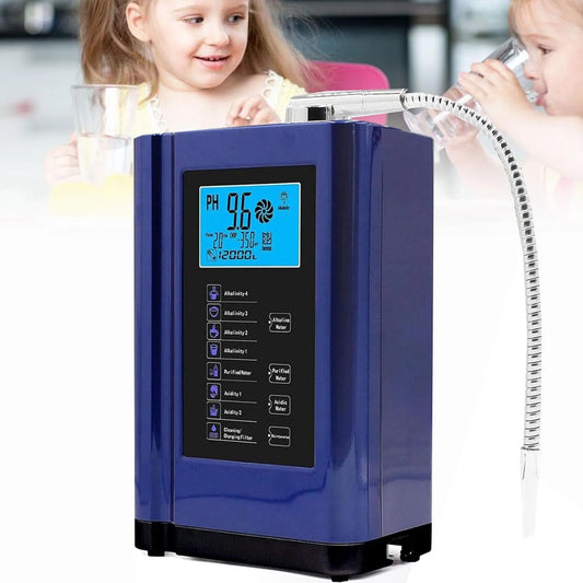 macchina per purificazione, macchina per acqua, blu, per acqua acida alcalina