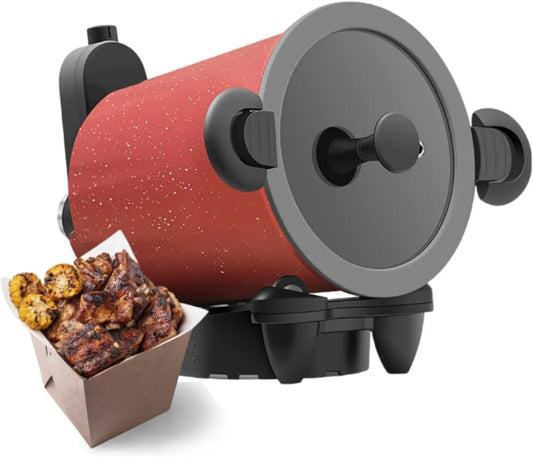 Pentola e padella, rivestimento antiaderente, portatile, Portatile Per Viaggi E Uso Domestico, Riscaldamento Rotante 360°