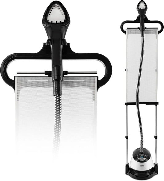 Stiratrice, 1,35 L, 1580 W, ampio serbatoio, vapore, display LCD, 9 livelli, per tutti i tipi di vestiti
