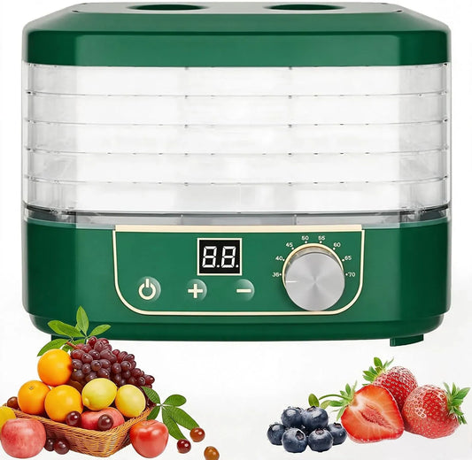 Asciugatrice, asciugabiancheria, essiccatore per alimenti, Essiccatore Alimentare Elettrico Essiccatore per Alimenti a 5 Vassoi