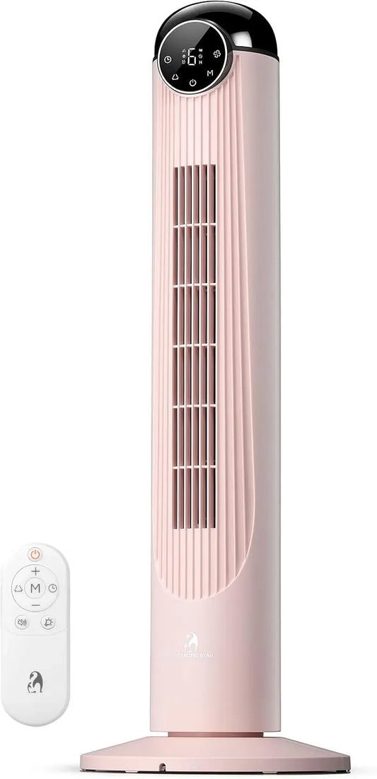 Ventilatore T36, 91,4 cm, timer, timer da 9 ore, display LED, 6 velocità e 4 modalità