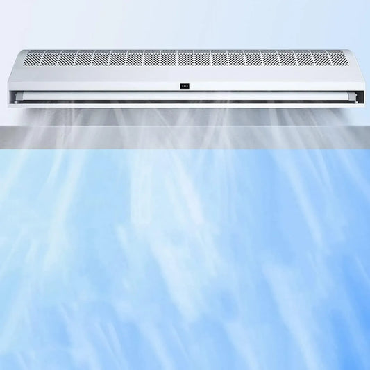 Barriera d'Aria, Blocco efficiente dei Gas di Scarico Esterni, Size : 100cm, barriera d'Aria con Funzionamento a Pulsante installata sulla Porta