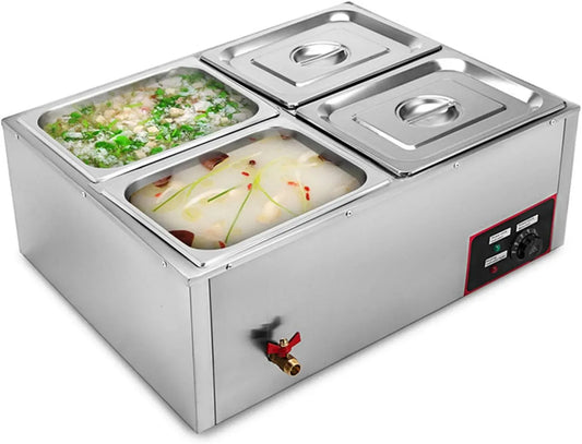 Tavolo, 850 W, 30 a 85 °C, professionale, acciaio inox, per Caffetteria