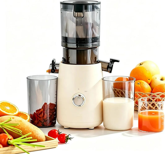 estrattore di succo e spremiagrumi, 150 W, Estrattore di succo a pressione a freddo 150 W