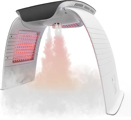 ETLED01 7 Colori Photon PDT luce Ringiovanimento della pelle Spettrometro Desktop Aria Calda Nebbia Fredda Strumento di Bellezza Touch Screen LED