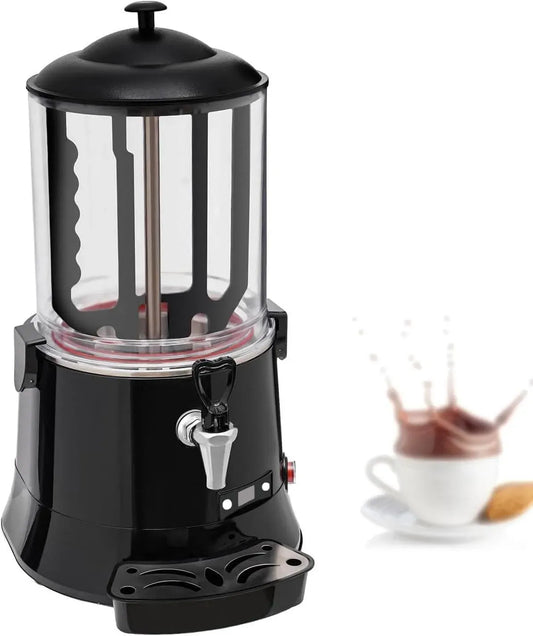 macchina da caffè elettrica, 10 L, professionale, per cioccolata calda con scaldavivande