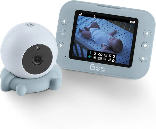 Monitor, Babymoov, Autonomia 10 ore, Schermo 3,5' di qualità a infrarossi, Portata 300 m